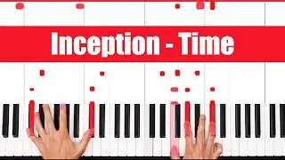 Полная песня для фортепиано с уроком Time Inception
