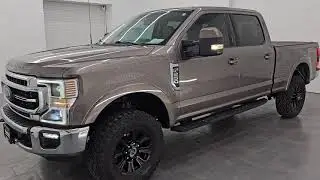 2022 FORD F250 LARIAT ULTIMATE TREMOR STONE GRAY 7.3L V8 4K WALKAROUND 16155Z