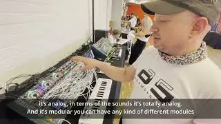 Adamsynths&trade; Warthog at Superbooth 25