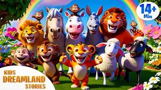 Top 10 Animal Poems | 3D Animated Nursery Rhyme for Kids | Fun Poem for Kids
