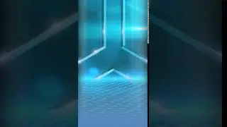 Metallic Blue Hexagon Animated