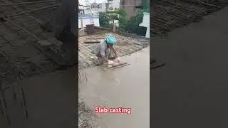 छत की ढलाई |