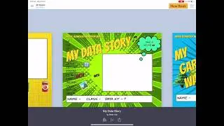 How to make a Book Creator Template