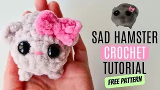 How to Crochet a Sad Hamster Meme &ndash; Free Pattern | Amigurumi Forge