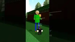 Trolling Build a Boat with Baldi #roblox #buildaboat