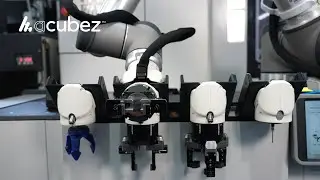 Automated CNC Tool Changer: maximize machine tending flexibility with the acubez&trade; EOATs