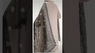 Stitched 3 piece  pure lawn embroidery  suit chafoon dupatta# limited stock All size available