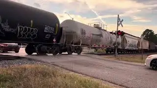 UP 7360 NB With SD60M Power Leads Manifest Magnolia,Tx
