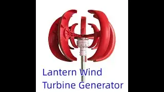 Lantern Wind Turbine Generator, great performance, low noise, home use friendly. Wind-solar system.