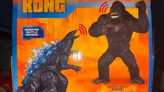 Playmates Battle Roar Godzilla & Kong | Double Figure Review