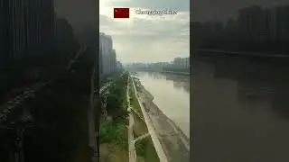 The river view was taken on the light rail#travel #amazing #trip #tour #tour #china