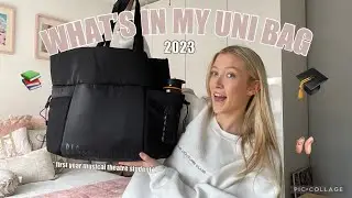 What’s in my uni bag 2023 🎓first year student📍musical theatre🩰