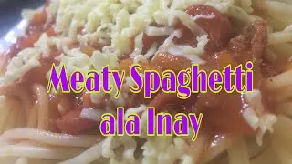 Meaty Spghetti ala Inay vlog #94 / Yayani Macau