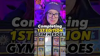 Complete 1st Edition Pok&eacute;mon Gym Heroes set! #pokemonvintagecards #pokemoncards #pokemoncollector
