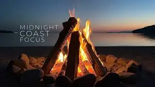 Midnight Coast Focus | Minimal Beach Night Loop (1 Hour)