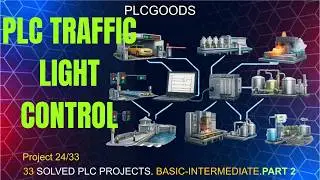 TRAFFIC Light Control System 🚦🤖 | PLC Programming Tutorial for Beginners | Udemy PLC project