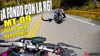 &iexcl;MT-09 full gas siguiendo una Yamaha R6! 🚀