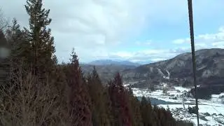 鹿島槍スキー場　中網第６クワッドリフト　下り線