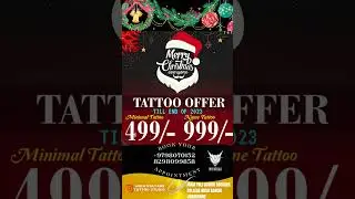 #christmasoffer ❤️#tattoo shop in #Rnchi#booknow#highvoltagetattoo #contactform 9798070132