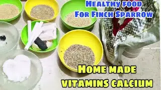 Finch birds healthy food calcium vitamins method in complete detail.Finch ka bhtreen dana or vitamin