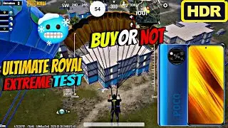 🔥 POCO X3 Pro PUBG Mobile Test | HDR + Extreme Gameplay | FPS, Heating & Performance Review 🎮
