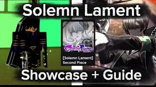 Second Piece | How To Get Solemn Lament (Showcase + How To Get) #secondpiece #roblox 