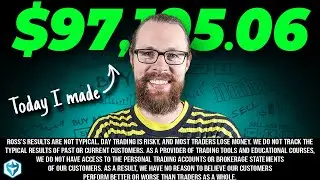 Green on 100% of My Trades Today!