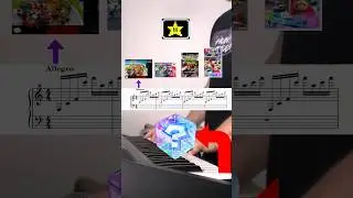 Evolution of Item Box Sound in Mario Kart #piano #mario #mariokart #cover #music #nintendoswitch