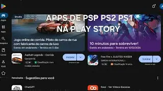Mostrando apps de PSP de PS1 e de PS2 na Play Store de gra&ccedil;a 