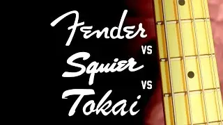 FENDER vs SQUIER vs TOKAI