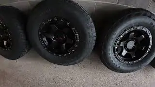 DX4 Nitro Wheels on a 2002 Tacoma. Firestone Destination A/T2 tires replacing Mickey Thompsons.