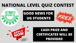 National Level Quiz Contest| inquiZitive: Free Quiz For UG Students|Online Quiz contest  For Free