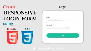 Design a Modern Login Page using HTML and CSS