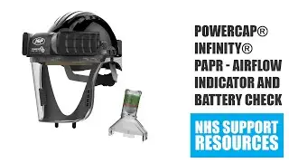 PowerCap&reg; Infinity&reg; PAPR - Airflow Indicator and battery check