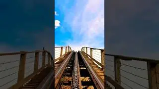 Кто любит деревянные горки ❓✨🎢😃 Американские горки &laquo;Трой&raquo; в тематическом парке &laquo;Товерленд&raquo; ✨ #тем...