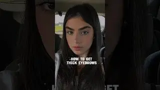 How to get thick eyebrows 🌷#eyebrows #naturalremedy #aesthetic #glowup