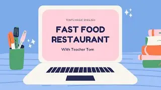 Fast Food Restaurant Vocabulary Flashcards