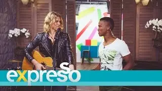 Elandr&eacute; Schwarts performs 