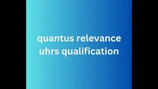 Quantus relevance uhrs qualification || UHRS Qualification Answer 2024 👍