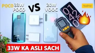 REALME 6i VS POCO M2 PRO : 0 to 100% BATTERY CHARGING TEST 🔋⚡⚡ AND HEATING TEST