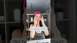 Try This Easy Massage Each Morning First Your Eyes #faceyogaexpert #faceyoga #massage #eyes #morning