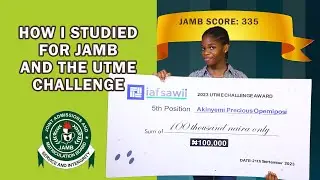 335 IN JAMB UTME 2023 | SHE EXPOSES THE SECRET | WINNER | 5TH POSITION | 2023 UTME CHALLENGE