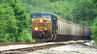 CSX 69 AC44CW Leads V366 at College Grove, TN