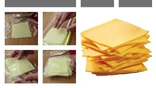How to store cheese //Perfect way to freeze cheese slices //Cheese slices.