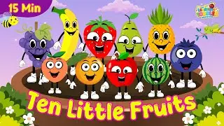Ten Little Fruits | Songs for KIDS | Best Toddler Learning Song