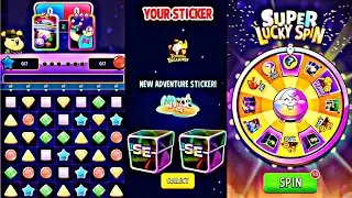 adventure column mania shared energy | match masters adventure esey win super spin new sticker