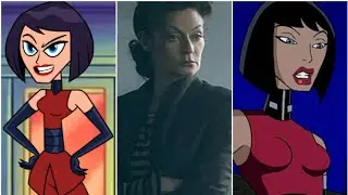 Evolution of Madame Rouge in Cartoons and Shows. (DC comics)