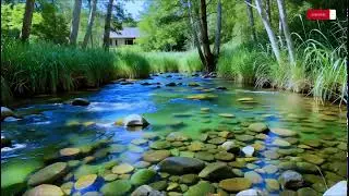 A Gentle Place to Rest — Healing Piano & Quiet River Flow