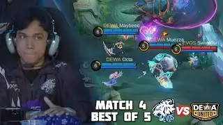 SWALLOW MASUK LANGSUNG BIKIN EVOS JADI COMEBACK!! EVOS VS DEWA MATCH 4