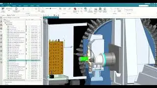 Doosan DN NHP5000 Automatic Tool Change ATC NX CAM G CODE SIMULATION ISV